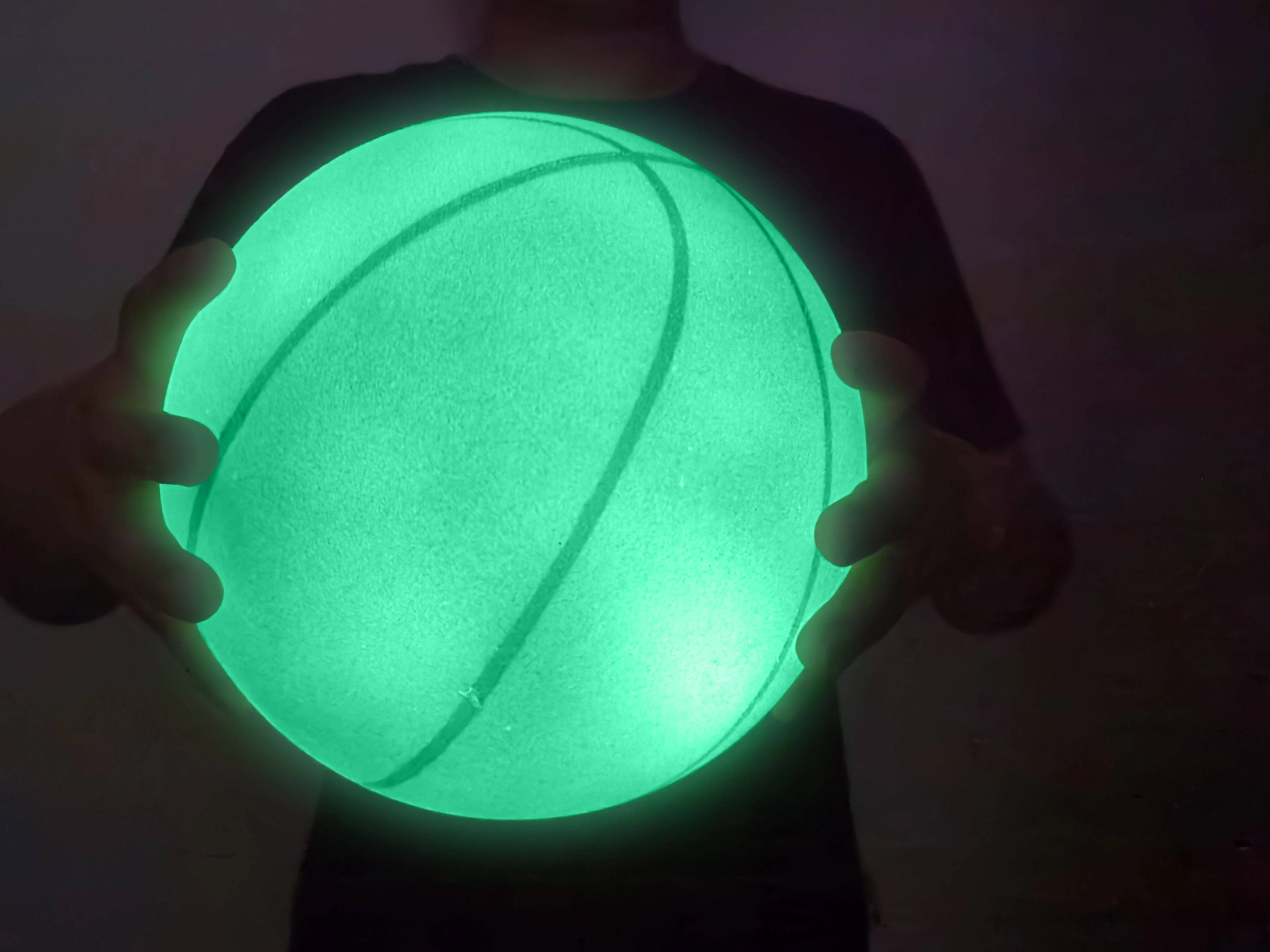 StealthDunk Glow-in-the-Dark Silent Basketball No. 7 - Image 4