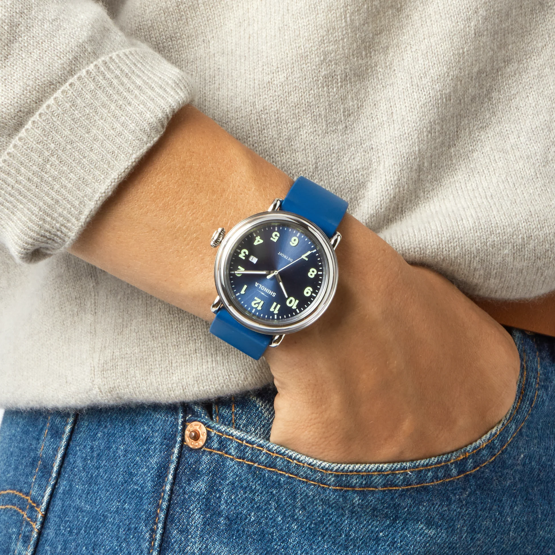 The Detrola 41mm |  Blue - Image 4
